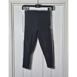 CW-X Womens Small 3/4 Stabilyx Crop Compression Stretch Athletic NWT Black